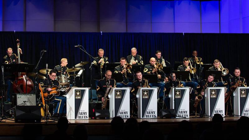 US Army Blues performs