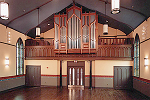 Dobson Pipe organ in Bayard Sharp Hall